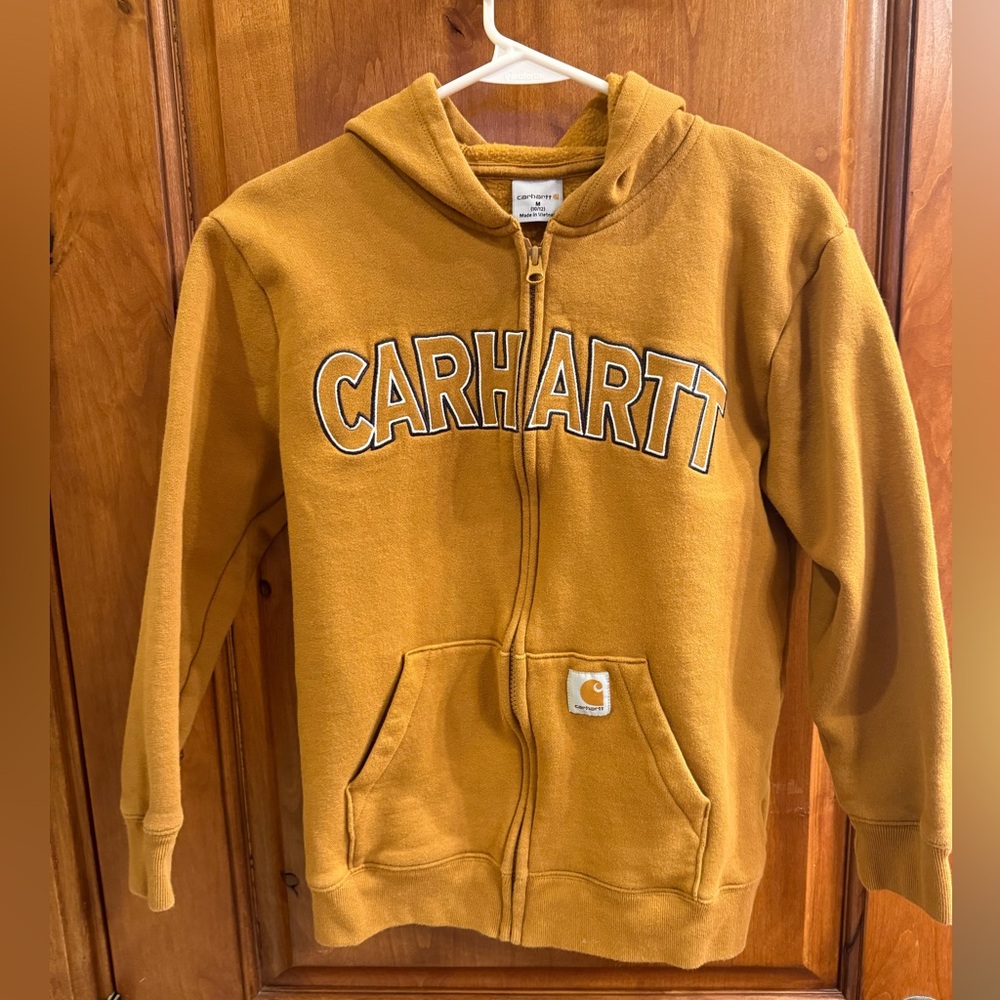 Youth Carhartt full zipper sweatshirt size 10-12